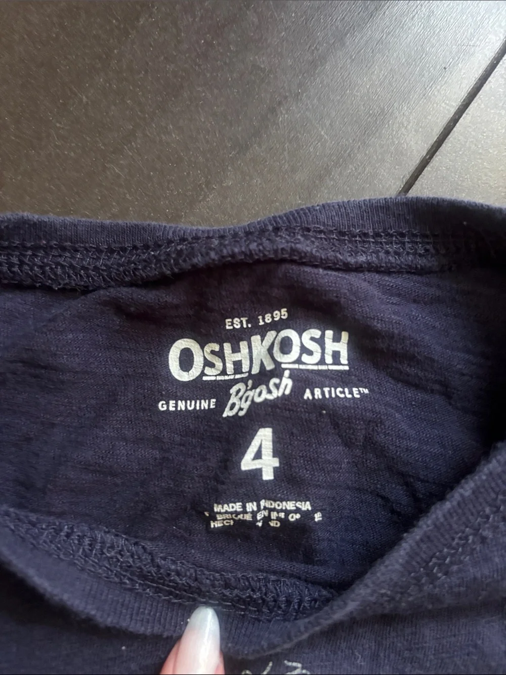 OshKosh B'gosh Navy Star Short Sleeve Tee & Navy Floral Cap Sleeve Top